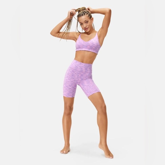Outdoor voices OV free form flow shorts 7” xs hyacinth biker shorts pink purple - Picture 2 of 6